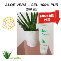 ALOE VERA GEL 100% PUR