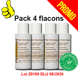 Pack 4 flasks LOTION PERMATAN&reg; 100 ml